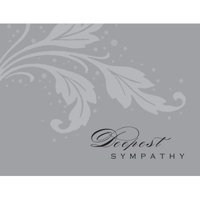 Value Deepest Sympathy Card - Basic Words