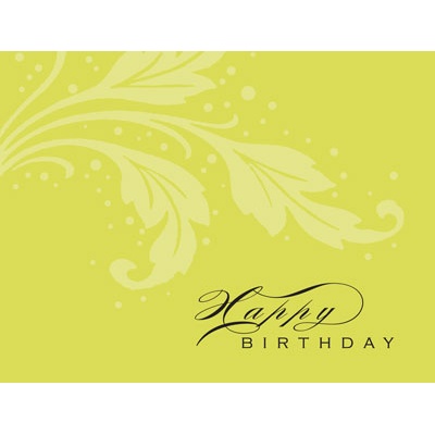 Value Happy Birthday Card - Basic Words