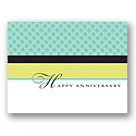 Value Happy Anniversary Card - Color Block