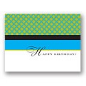 Value Happy Birthday Card - Color Block