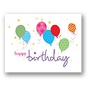 Value Birthday Card -Balloons