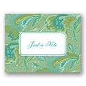 Sea of Flourishes Personalized Note Card