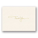 Golden Thank You Card