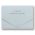Blue Mini Save the Date Seal-n-Send