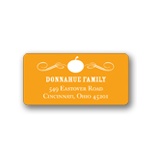 Vintage Pumpkin -- Halloween Address Label