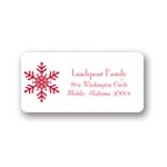 One-of-a-Kind Snowflake -- Christmas Address Labels