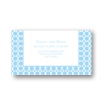Circular Symmetry -- Custom Wedding Reception Cards