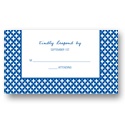 Custom Symmetry -- Wedding Response Cards
