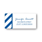 Sliding Stripes -- Personalized Wedding Address Labels
