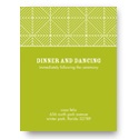 Mesmerizing Pattern -- Stylish Reception Cards