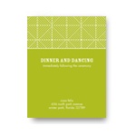 Mesmerizing Pattern -- Stylish Reception Cards