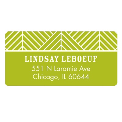 Mesmerizing Pattern -- Wedding Return Address Labels