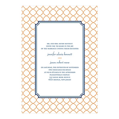 Classic Precision -- Creative Wedding Invitations