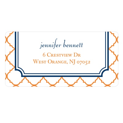 Classic Precision -- Personalized Wedding Address Labels
