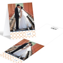 Classy Precision -- Photo Wedding Thank You Cards