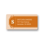 Simple Banner -- Modern Save the Date Address Label