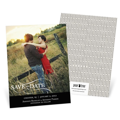 THE GOLDEN TICKET -- BOY PHOTO BIRTH ANNOUNCEMENT, 2in. x 4in. Folded Holiday Card