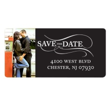As the Wind Blows -- Save the Date Address Label