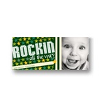 Rockin' Christmas in Green -- Christmas Photo Card