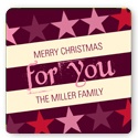 Rockin' Christmas in Pink -- Christmas Gift Stickers