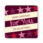 Rockin' Christmas in Pink -- Christmas Gift Stickers