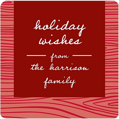 THE GOLDEN TICKET -- BOY PHOTO BIRTH ANNOUNCEMENT, 2in. x 4in. Folded Holiday Card