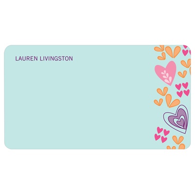 Bubbling Hearts -- Kids Stationery