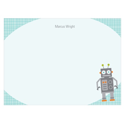 Robot Messaging -- Kids Stationery