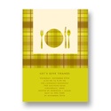 Dinner Time! -- Thanksgiving Invitation in Green