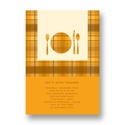 Dinner Time! -- Thanksgiving Invitation in Orange