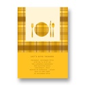 Dinner Time! -- Thanksgiving Invitation in Yellow