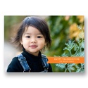 Banners and Branches -- Horizontal Thanksgiving Photo Cards