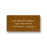 Chic Backing -- Thanksgiving Address Label