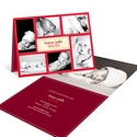 Christmas Newborn Collage -- Christmas Birth Announcement