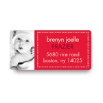 Adorable Photo, Adorable Dots -- Christmas Address Labels