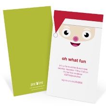 Hello Santa -- Kids Christmas Party Invitation