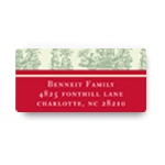 Toile Memories -- Christmas Address Labels