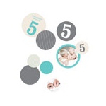 Numbers and Pinstripes -- Kids Party Decorations