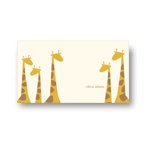 Giraffe Family in Ecru -- Kids Stationery