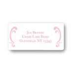 Curled Up in Elegant -- Address Labels