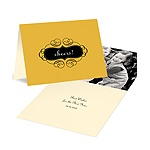 New Year's Cheers in Yellow -- Photo New Year's Cards