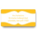 Flowing Style -- New Year's Address Labels