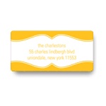 Flowing Style -- New Year's Address Labels