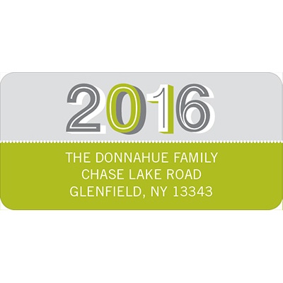 Year 2013 -- New Year's Address Labels