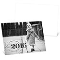 Classy Greeting -- Horizontal Photo New Year's Cards