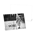 Classy Greeting -- Horizontal Photo New Year's Cards