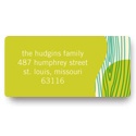 Wood grain Edging -- New Year's Address Labels