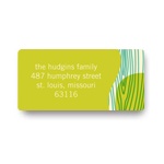 Wood grain Edging -- New Year's Address Labels