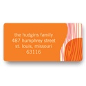 Wood grain Edging -- New Year's Address Labels