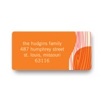 Wood grain Edging -- New Year's Address Labels